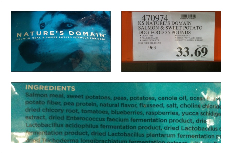costco nature's domain dog food review